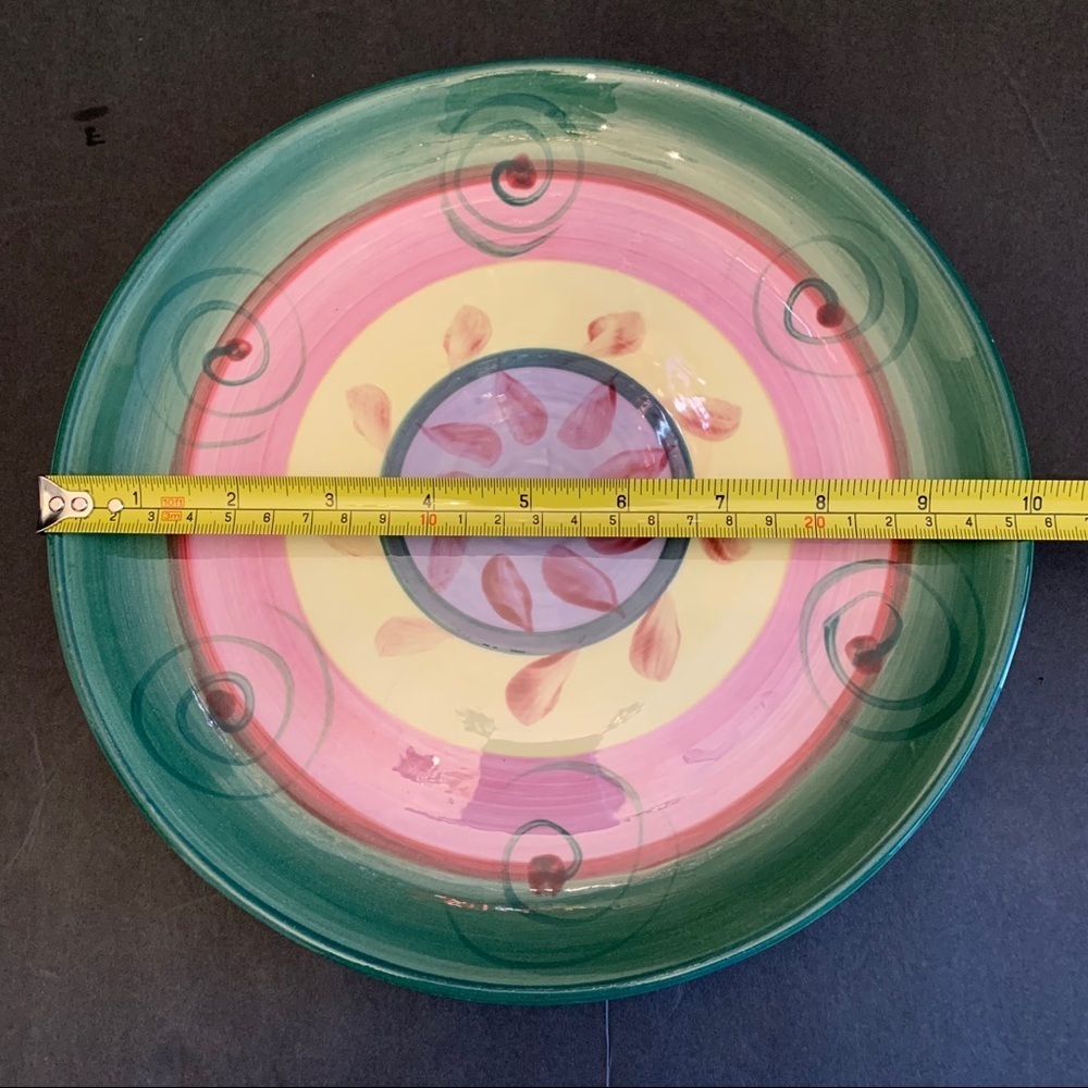 Set of 3 Gail Pitman hand painted 10” dinner plate - Picture 8 of 9